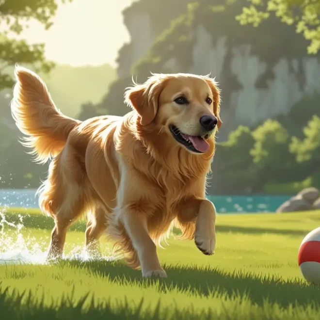 Giochi e attività fisica per il golden retriever: consigli per cuccioli e adulti