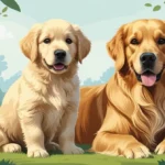 Consigli veterinari per la salute del golden retriever, cucciolo e adulto